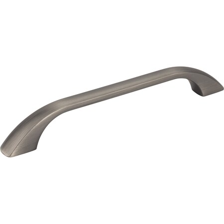 Jeffrey Alexander 160 mm Center-to-Center Brushed Pewter Square Sonoma Cabinet Pull 4160BNBDL